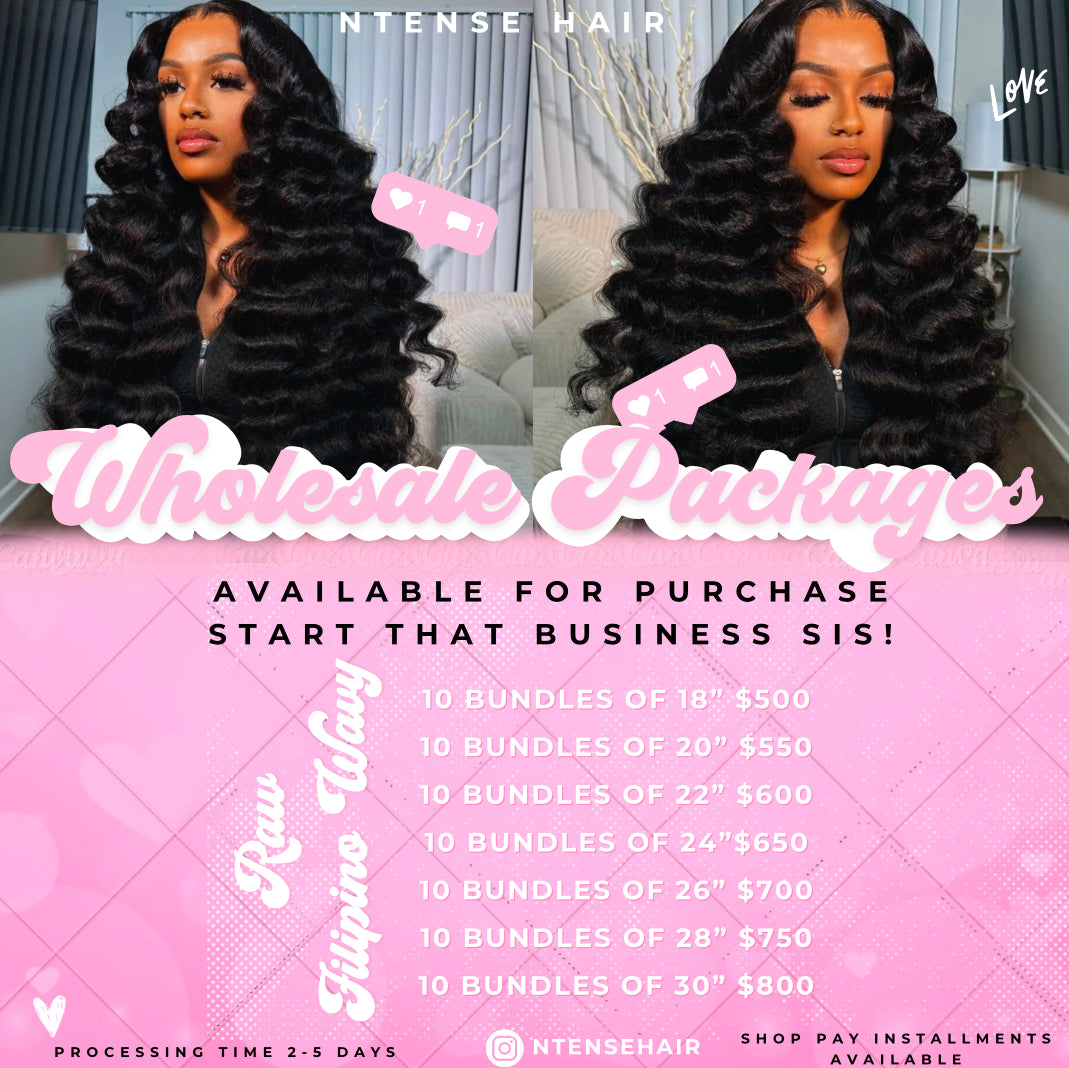 Wholesale Packages (RAW HAIR ONLY)