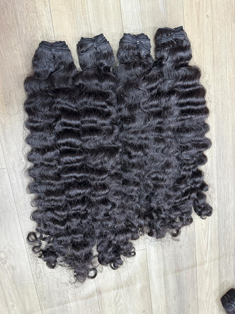 (VIRGIN) Burmese Curly Bundles